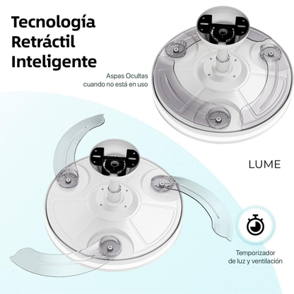 Ventilador de techo con luz LED 72 W Lume