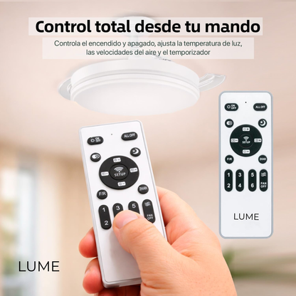 Ventilador de techo con luz LED 72 W Lume